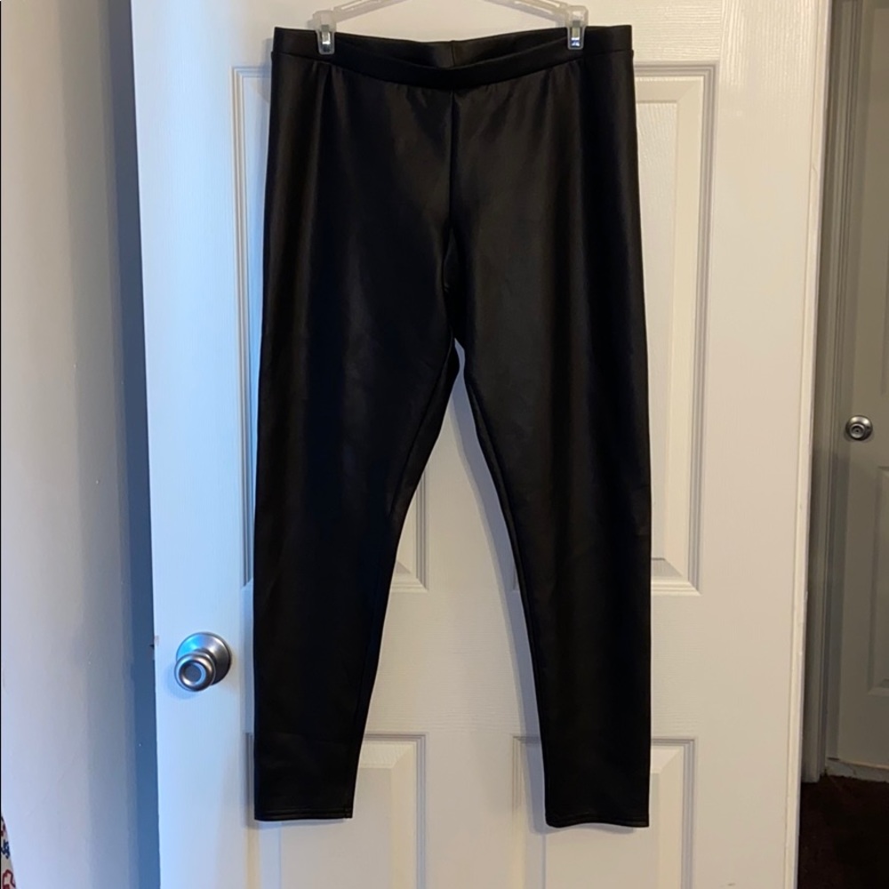 Lauren Conrad leather leggings